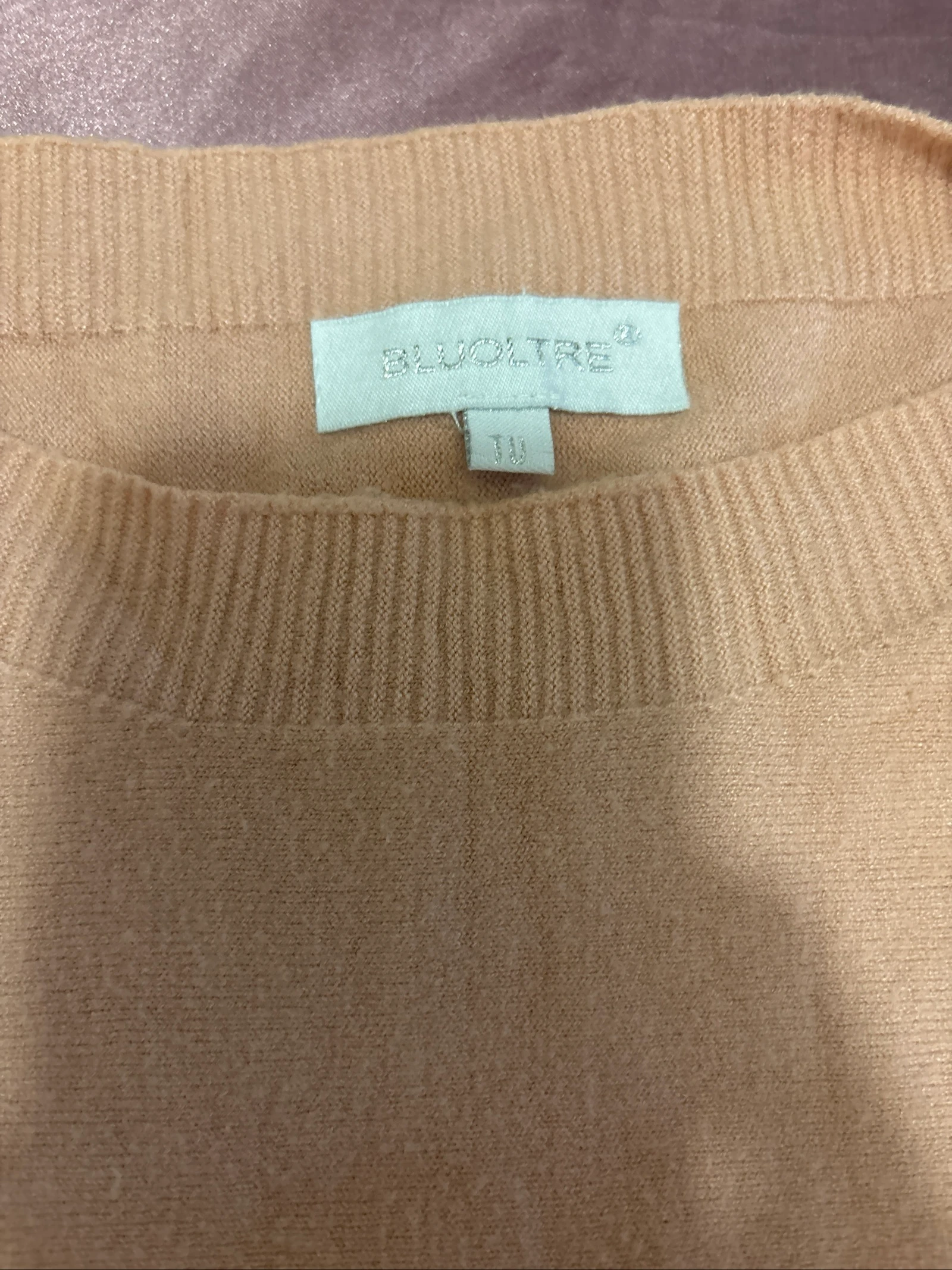 Beige camel pull&Bear damespullover met ronde hals van lichte gebreide stof – photo 4